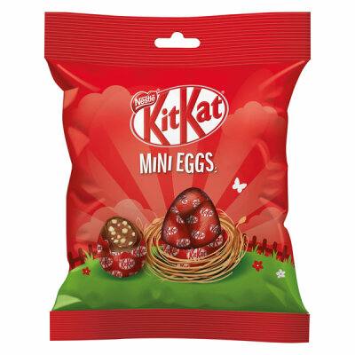 KitKat Mini Eggs  90g, Schokoeier mit Crisp-Füllung