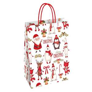 Geschenktasche Weihnacht Adalia 26x12x35cm, Florio Carta