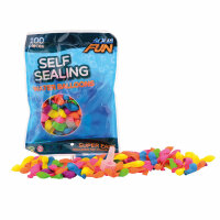 Wasserballons 100er  AquaFun selbstdichtend, 100 farbige,...