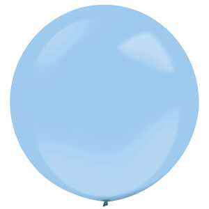 4 Latexballons Standard Pastelblau, 60 cm