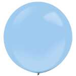 4 Latexballons Standard Pastelblau, 60 cm