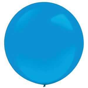 4 Latexballons Standard Royalblau, 60 cm
