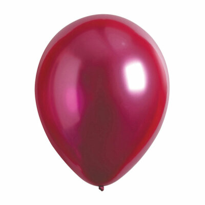 Latexballons 50er Satin  Luxe Flamingo 27,5cm, fuchsia, Durchmesser 11 Zoll, Amscan