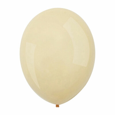 Latexballons 50er Macaron  Peach 27,5cm, beige, Durchmesser 11 Zoll, Amscan