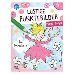 Lustige Punktebilder Im Feenland, Von-Punkt-zu-Punkt-Rätselblock