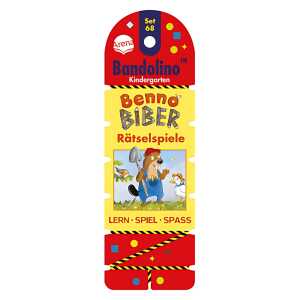 Bandolino Set 68 Benno Biber, Rätselspiele für Kindergartenkinder,