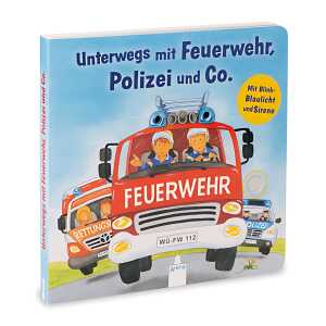 Soundbuch Unterwegs m.Feuerwehr+Polizei ARENA 71797-5 mit Sound