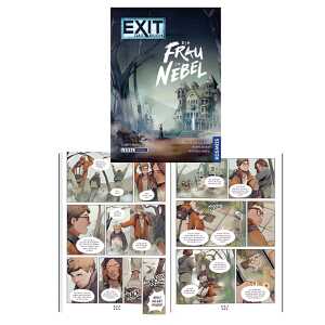 EXIT Die Frau im Nebel Krimibuch von Inka Brand, Jens Baumeister