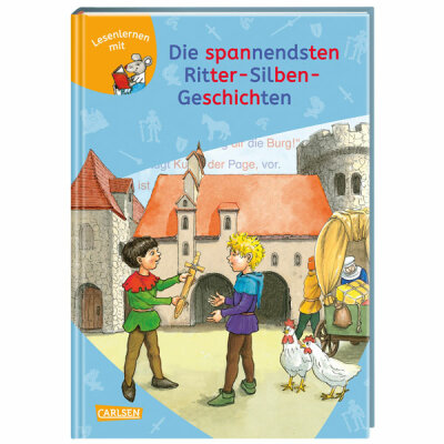 Lesemaus zum Lesenlernen  Die spannendsten Ritter…, Die spannendsten Ritter-Silben-Geschichten, Sammelbände,, für Leseanfänger,, enthalten die Geschichten Otto auf der Ritterburg,, Achtung, Überfall auf die Ritterburg!,, Ein Tag auf der Ritterburg,, von M