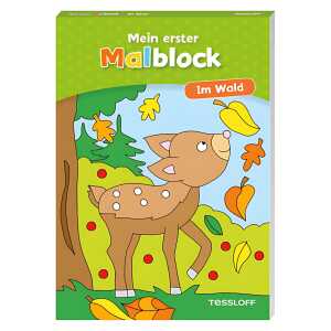 Mein erster Malblock Im Wald, Abreißblock, 64 Seiten,