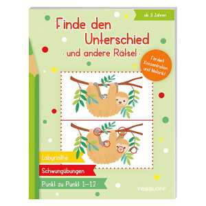 Finde den Unterschied und andere Rätsel, Beschäftigungsheft,