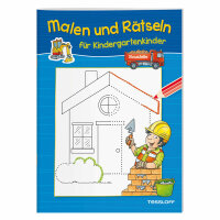 Malen und Rätseln  Baustelle,...