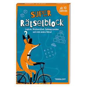 Super Rätselblock ab 10 Jahren, Beschäftigungsheft, Logicals,