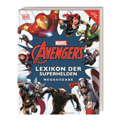 Marvel Avengers Lexikon  der Superhelden, einzigartiges MARVEL Lexikon mit Original-Illustrationen,, von Alan Cowsill,, 208 Seiten, ab 8 Jahren, Dorling Kindersley Verlag