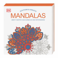 Achtsam & Kreativ  Mandalas, Malbuch mit über 70...