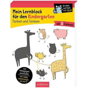 Mein Lernblock für den Kindergarten Farben und Formen,