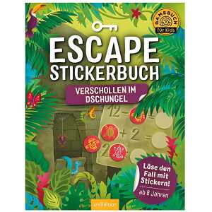 Escape-Stickerbuch Verschollen im Dschungel, Buch von Philip Kiefer,