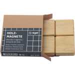 SIGEL Magnet 33 x 9 x 33 mm (B x H x T) Pinienholz natur...