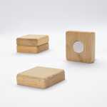 SIGEL Magnet 33 x 9 x 33 mm (B x H x T) Pinienholz natur...