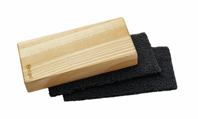 SIGEL BA120 Holz-Board-Eraser - 1 Stück - trockene Anwendung - für Whiteboards und Glas-Magnettafeln - entfernt schnell und trocken Tinte