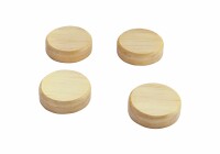 SIGEL BA210 Holz-Magnete - beige - rund - Haftkraft auf...