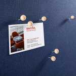 Holz-Pinnnadeln beige runder Kopf Ø 12 mm 25 Stück