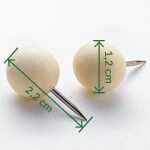 Sigel Holz-Pinnnadel Massivholz/Edelstahl BA240