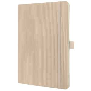 Notizbuch Conceptum - Uni - kariert A5 - beige - Softcover 194 Seiten