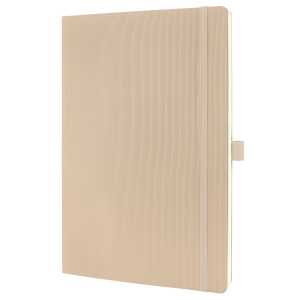 Notizbuch Conceptum - Uni - liniert A4 - beige - Softcover 194 Seiten