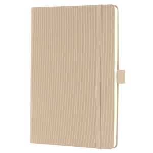 Notizbuch Conceptum - Uni - liniert A5 - beige - Hardcover 194 Seiten