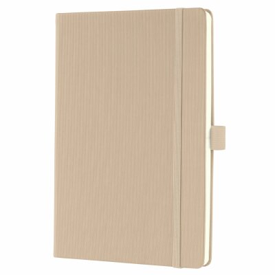 SIGEL CO651 Notizbuch Conceptum - Uni - liniert - ca. A5 - beige - Hardcover - 194 Seiten - PEFC-zertifiziert