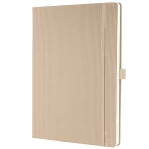 Notizbuch Conceptum - Uni - kariert A4 - beige - Hardcover 194 Seiten