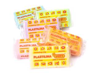 JOVI PLASTILINA PASTEL Knetmasse 6er Schachtel, je 50g, sortiert