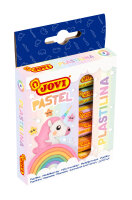 JOVI PLASTILINA PASTEL Knetmasse 6er Schachtel, pastel...