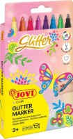 JOVI Faserschreiber ergonomic glitter 8er Schachtel, farbig sortiert