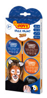 JOVI FACE PAINT ZOO Schminke 6 Dosen farbig sortiert,...