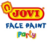 JOVI FACE PAINT Party Schminke 6 Dosen farbig sortiert, Zubehör