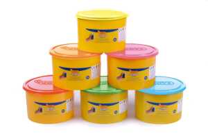 Wachsknete Knetmasse Jovi Soft Dough Blandiver, 6 Dosen je 460 g