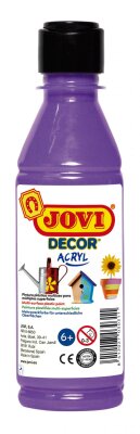 JOVI DECOR ACRYL Mehrzweckfarben 250 ml Flasche, violett