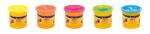 JOVI Soft Dough BLANDIVER neon Knetmasse 5er Schachtel,...