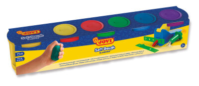 JOVI Soft Dough BLANDIVER Knetmasse 5er Schachtel, farbig sortiert