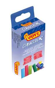 JOVI Tafelkreiden CLASSCOLOR 10er Schachtel, farbig sortiert