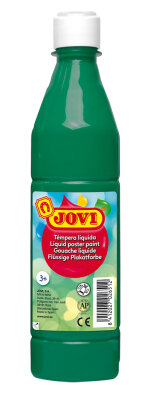 JOVI Flüssige Plakatfarbe 500ml Flasche, dunkelgrün