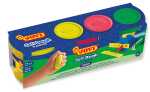 JOVI Soft Dough BLANDIVER neon Knetmasse 3er Schachtel, Neon Farben