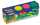 JOVI Soft Dough BLANDIVER neon Knetmasse 3er Schachtel, Neon Farben