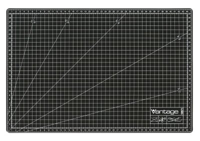 Dahle Schneidematte Vantage schwarz, 30 x 45 cm