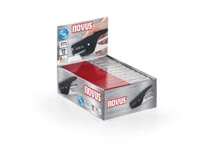 Novus Heftzange B 33, bis 15 Blatt schwarz, 10 Stück im POS Display