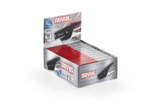 Novus Heftzange B 32, bis 15 Blatt schwarz, 10 Stück im POS Display