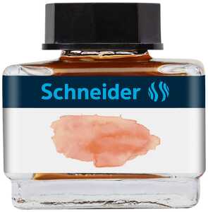 Schneider Tintenglas Pastell 15 ml Apricot, flüssige Pastell-Tinte