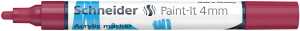 Schneider Acrylmarker Paint-It 320 4mm burgund-rot